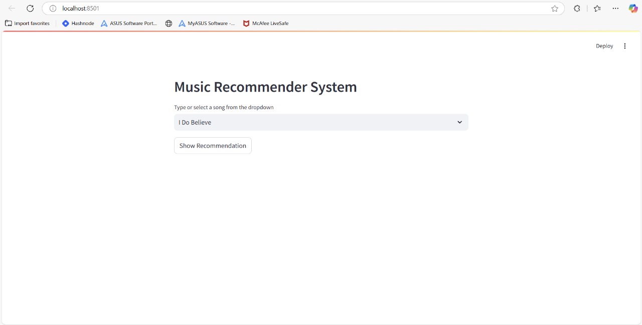Music Recommendation Project 1